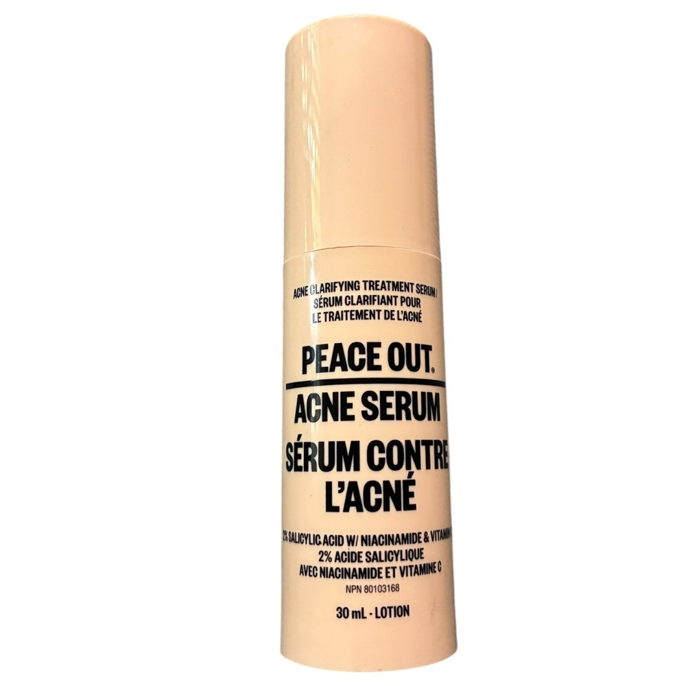 Peace Out Acne Serum 2%‎ Salicylic Acid Niacinamide Vitamin C 30ml NIB Sephora